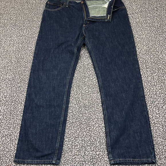 Wrangler Other - Wrangler Jeans Men 38x30‎ Blue Straight Fit Denim Pants Outdoor Pocket Cotton